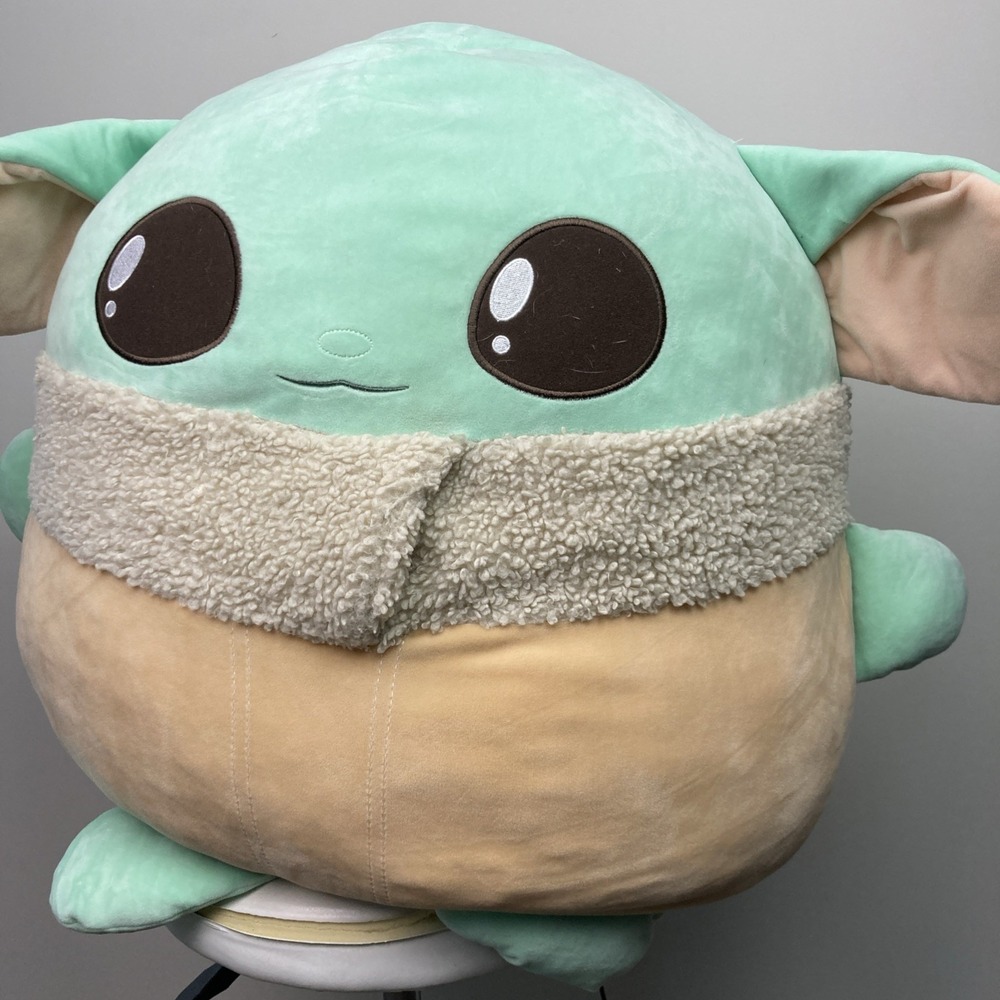 Squishmallows 24" X-LG Baby Yoda Child Grogu Mandalorian Jumbo Plush Star Wars - Picture 3 of 4
